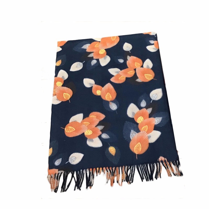 Warm Printed Scarf Womens