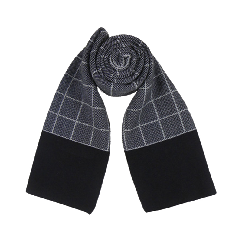 mens long wool scarf