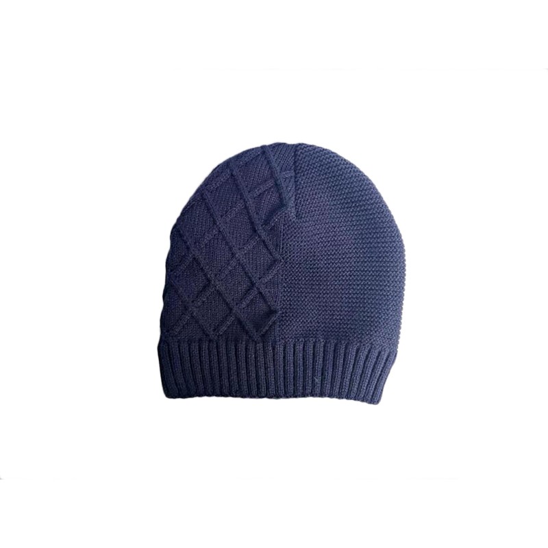 Lined With Men Simple Knitted Hat