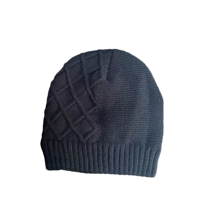 Lined With Men Simple Knitted Hat