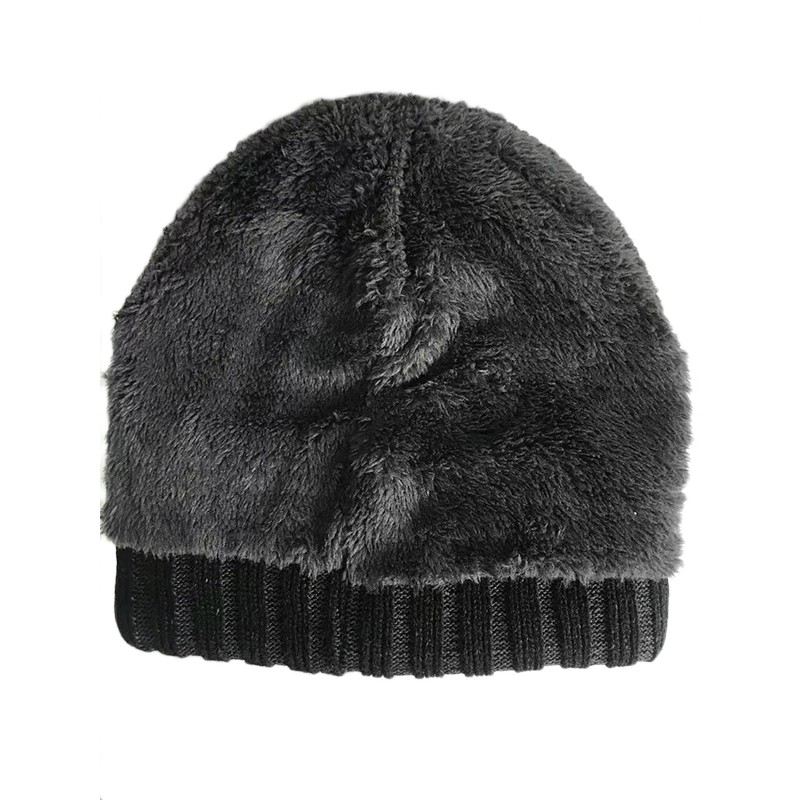 Lined With Men Simple Knitted Hat