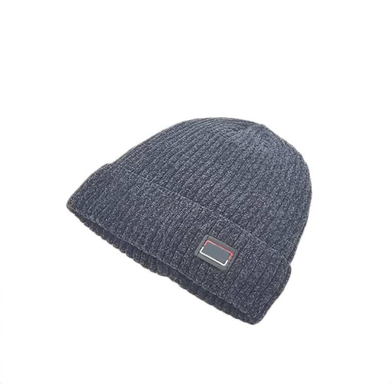 Black Oversizemen Fit Driving Men Knitted Hat