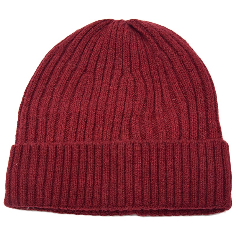 Roundish Pure Color Men Knitted Hat