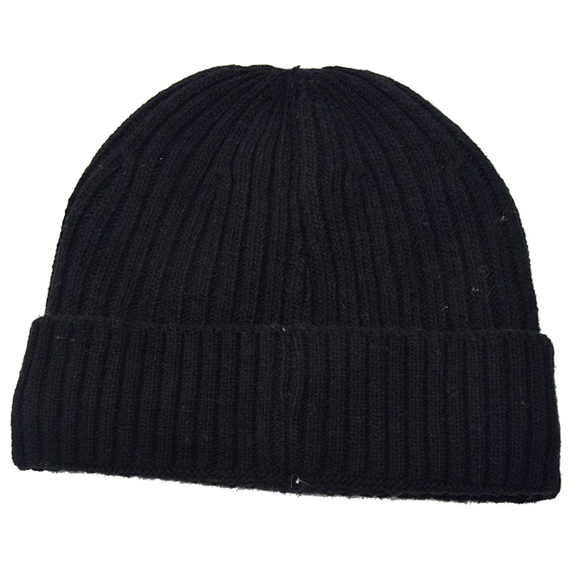 Roundish Pure Color Men Knitted Hat