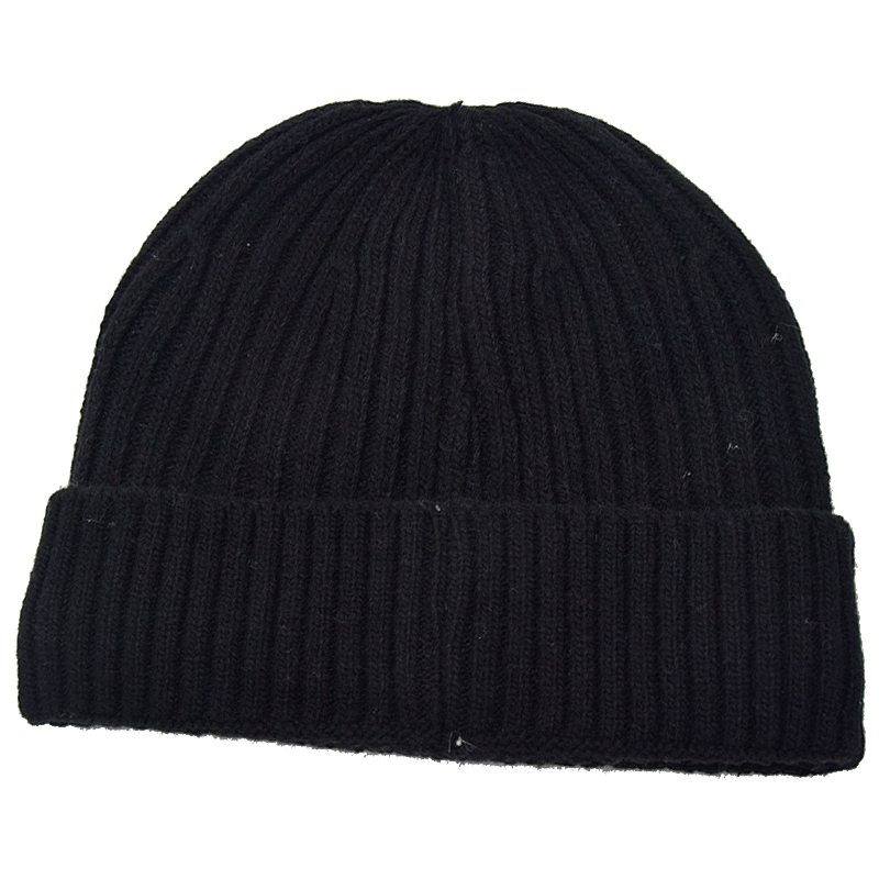 pure color men knitted hat